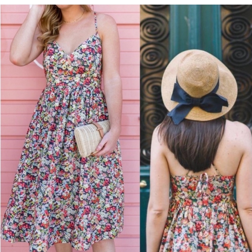 J. Crew Liberty Fabric Thorpe Floral Print Size Zero 0